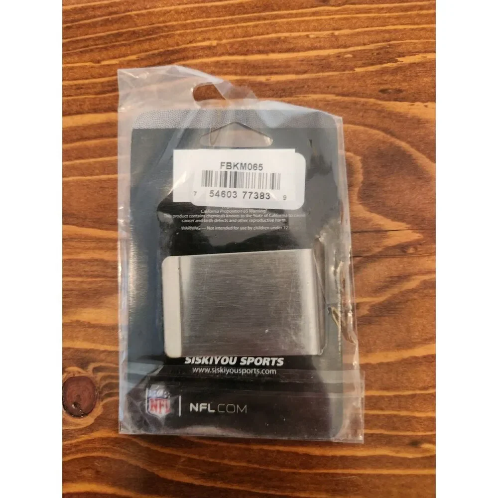 Philadelphia Eagles Money Clip Black and Steel Minimalist Wallet NWT NFL